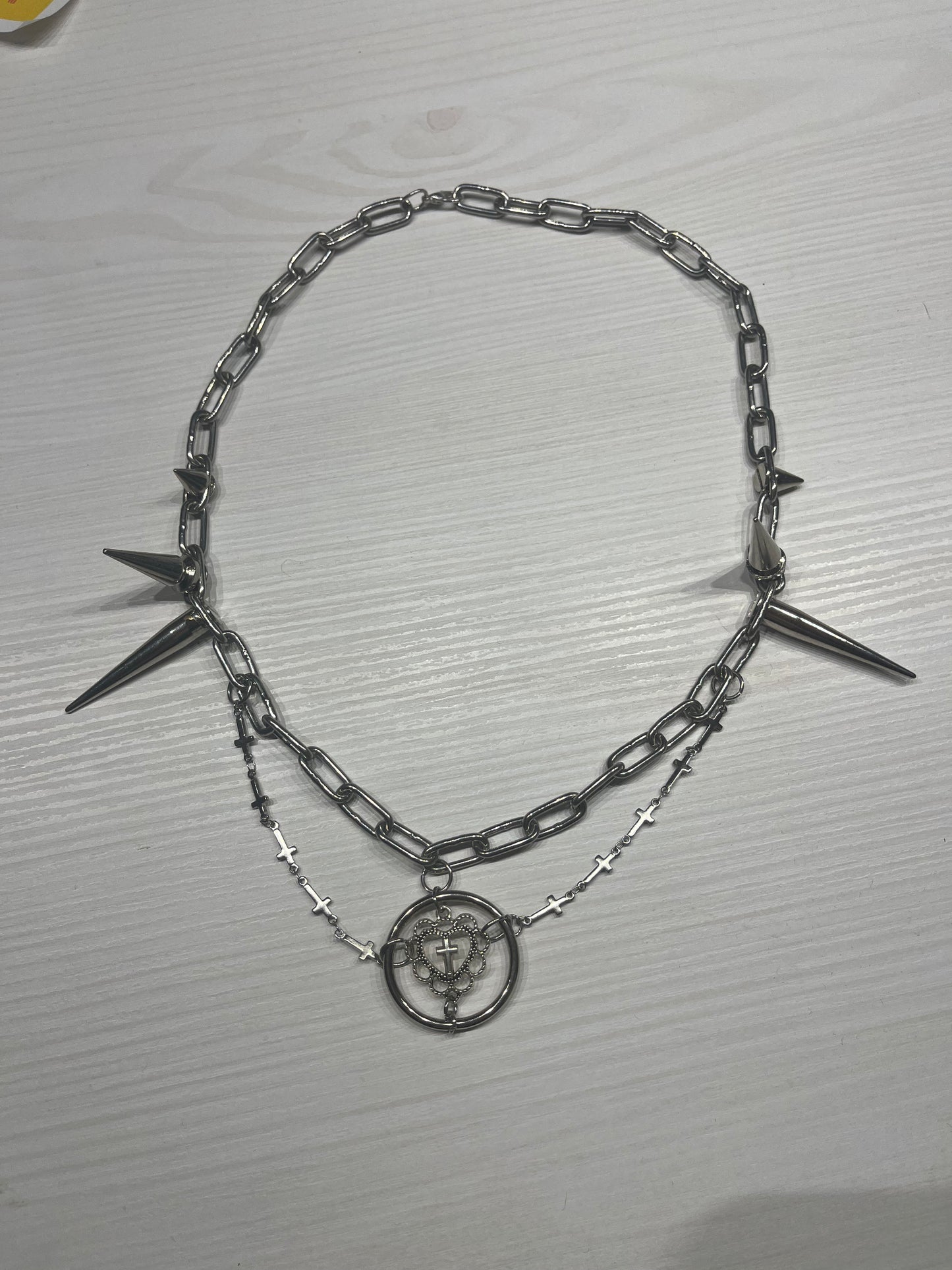 Spikey Heart Necklace