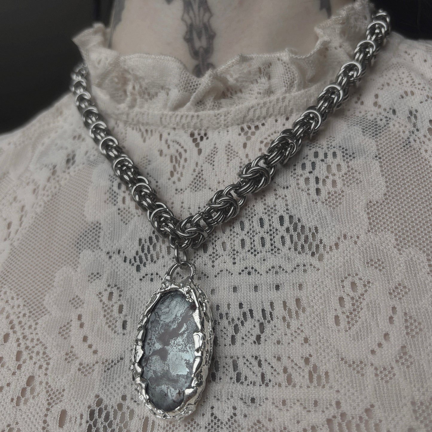 Byzantine Jasperlite Necklace