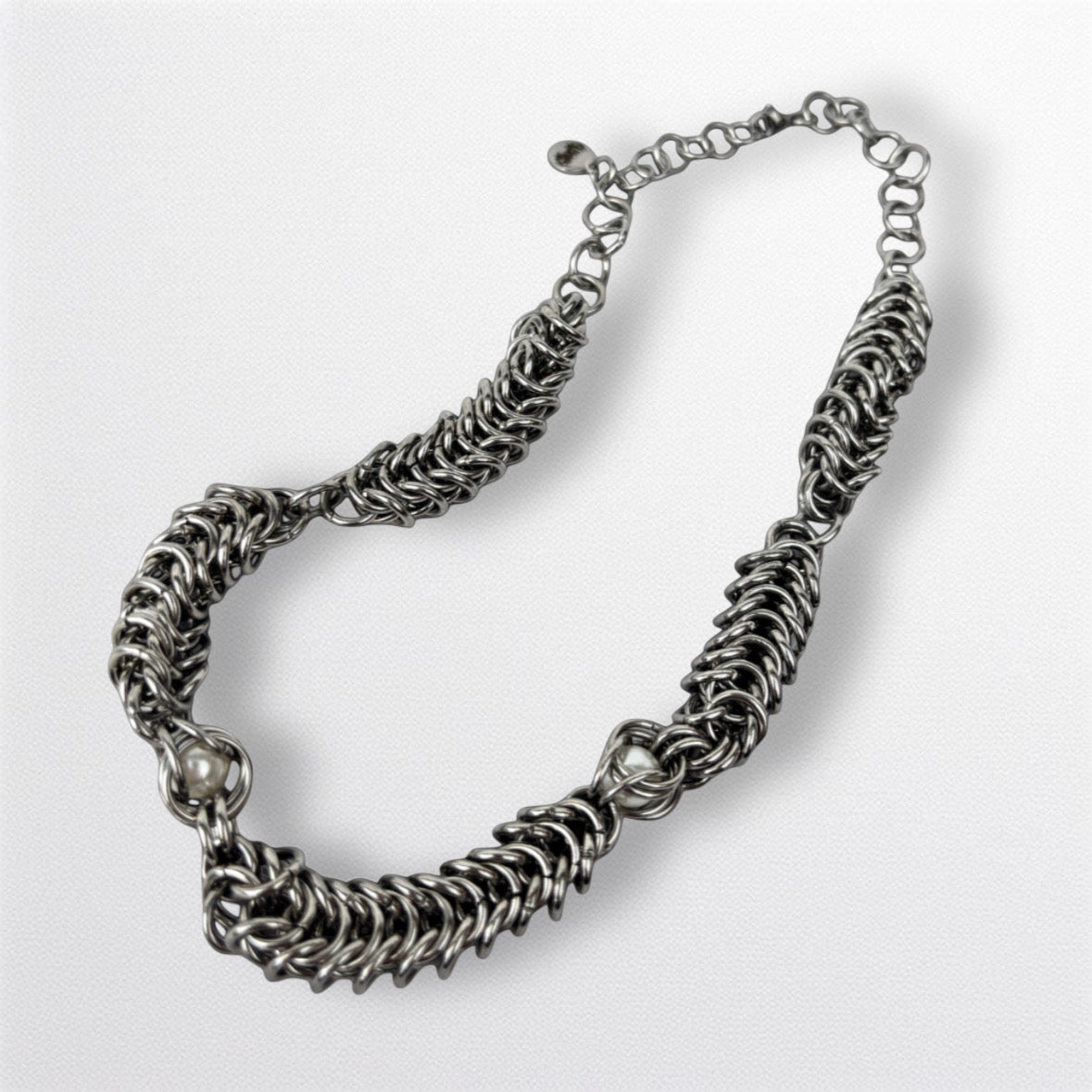 Box Pearl Necklace