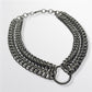 Alligator Back Ring Necklace