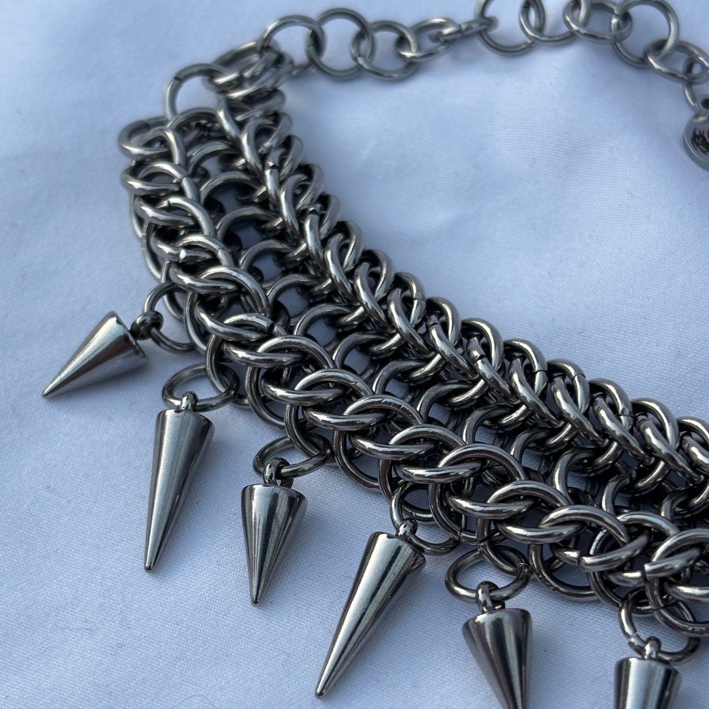 Alligator Back Spike Bracelet