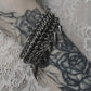 Alligator Back Spike Bracelet