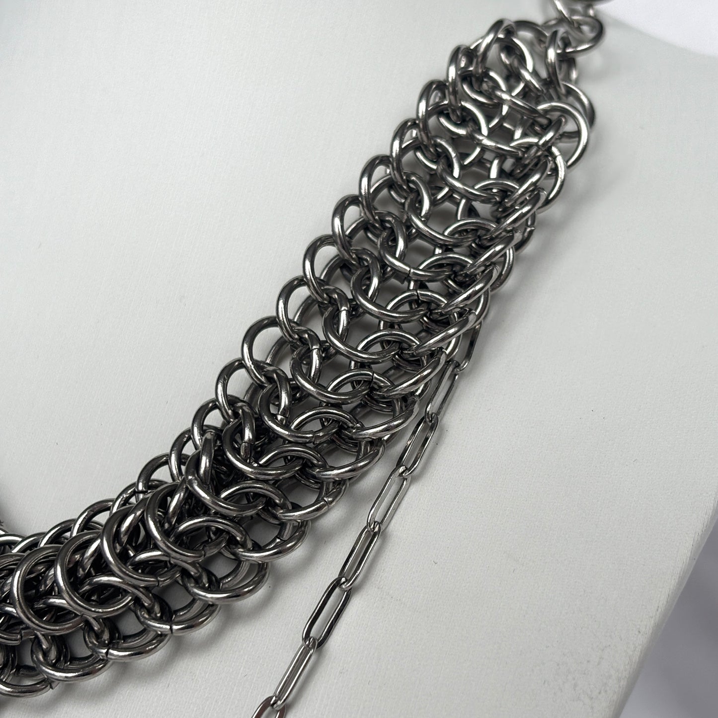 Alligator Back Cross Necklace