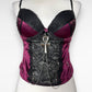 Upcycled Lingerie Ankh Top