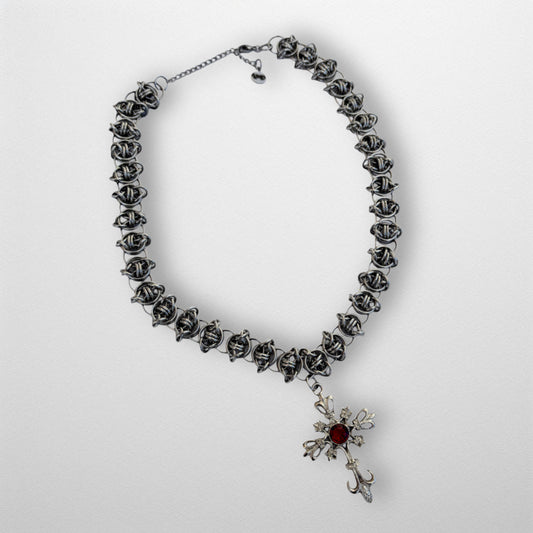 Odins Eye Cross Necklace