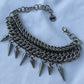 Alligator Back Spike Bracelet