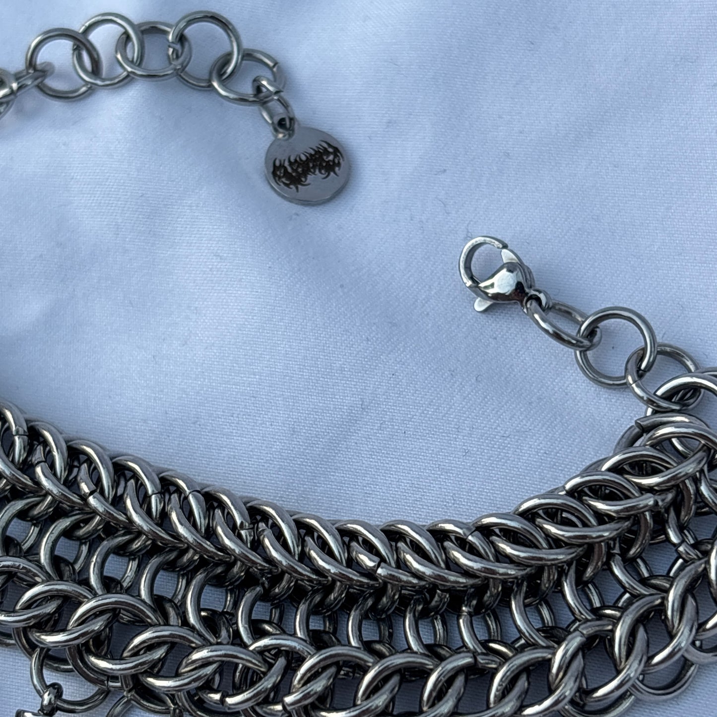 Alligator Back Spike Bracelet
