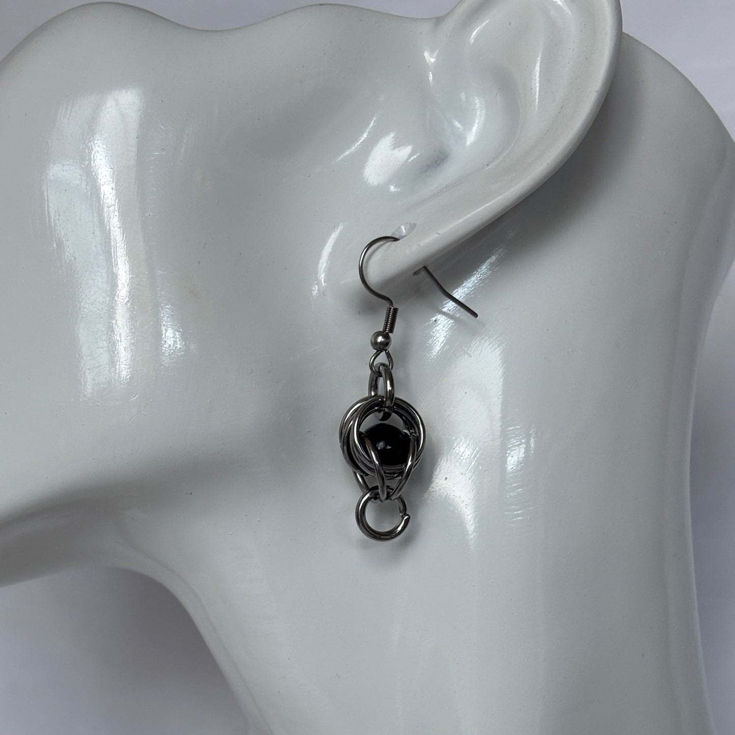 Caged Pearl Earrings