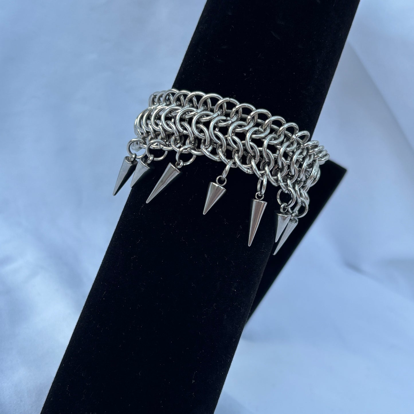 Alligator Back Spike Bracelet