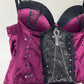 Upcycled Lingerie Ankh Top