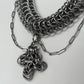 Alligator Back Cross Necklace