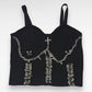 Upcycled Cross Pin Top