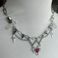 Red Heart Chain Necklace