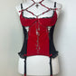 Red Upcycled Lingerie Top