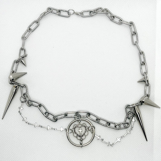 Spikey Heart Necklace