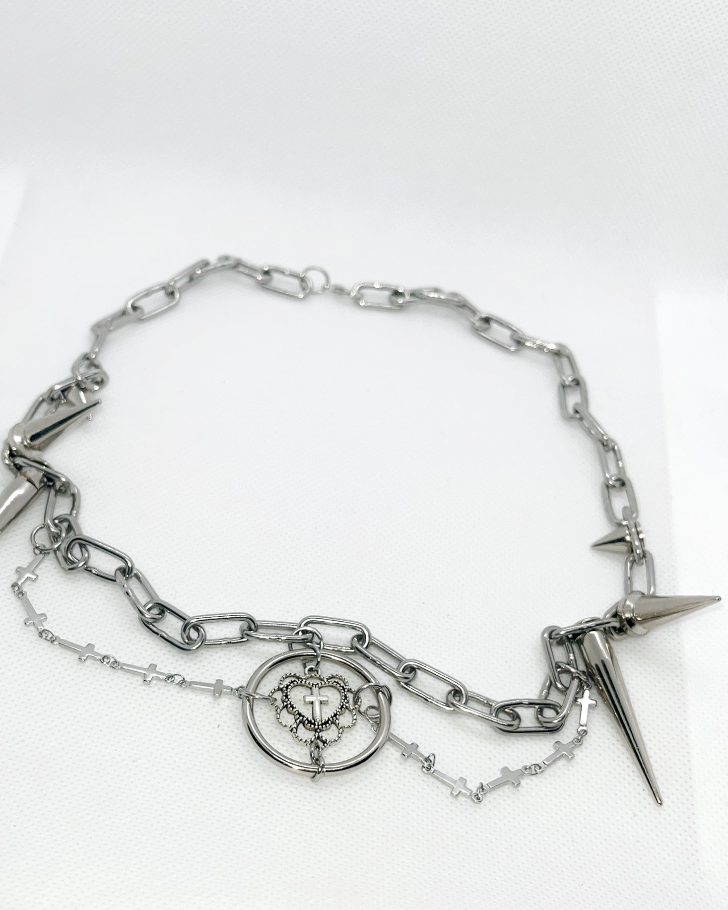 Spikey Heart Necklace